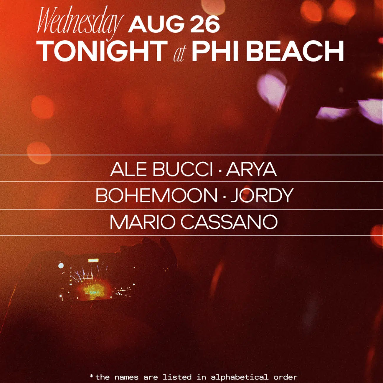 PHI WEDNESDAY | 26 AUGUST