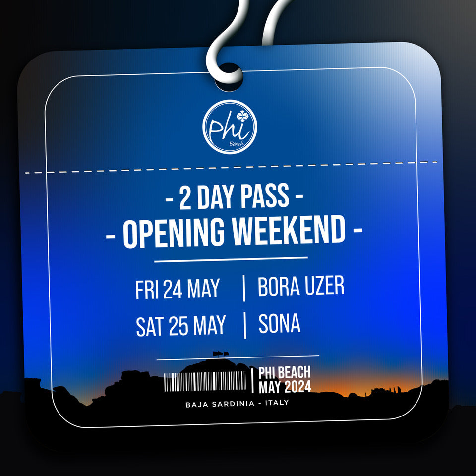 2-DAY PASS | OPENING WEEKEND 24-25 MAGGIO