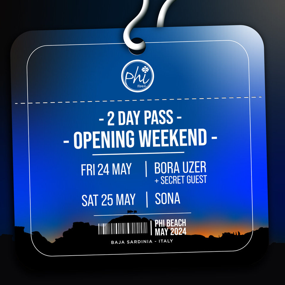2-DAY PASS | OPENING WEEKEND 24-25 MAGGIO
